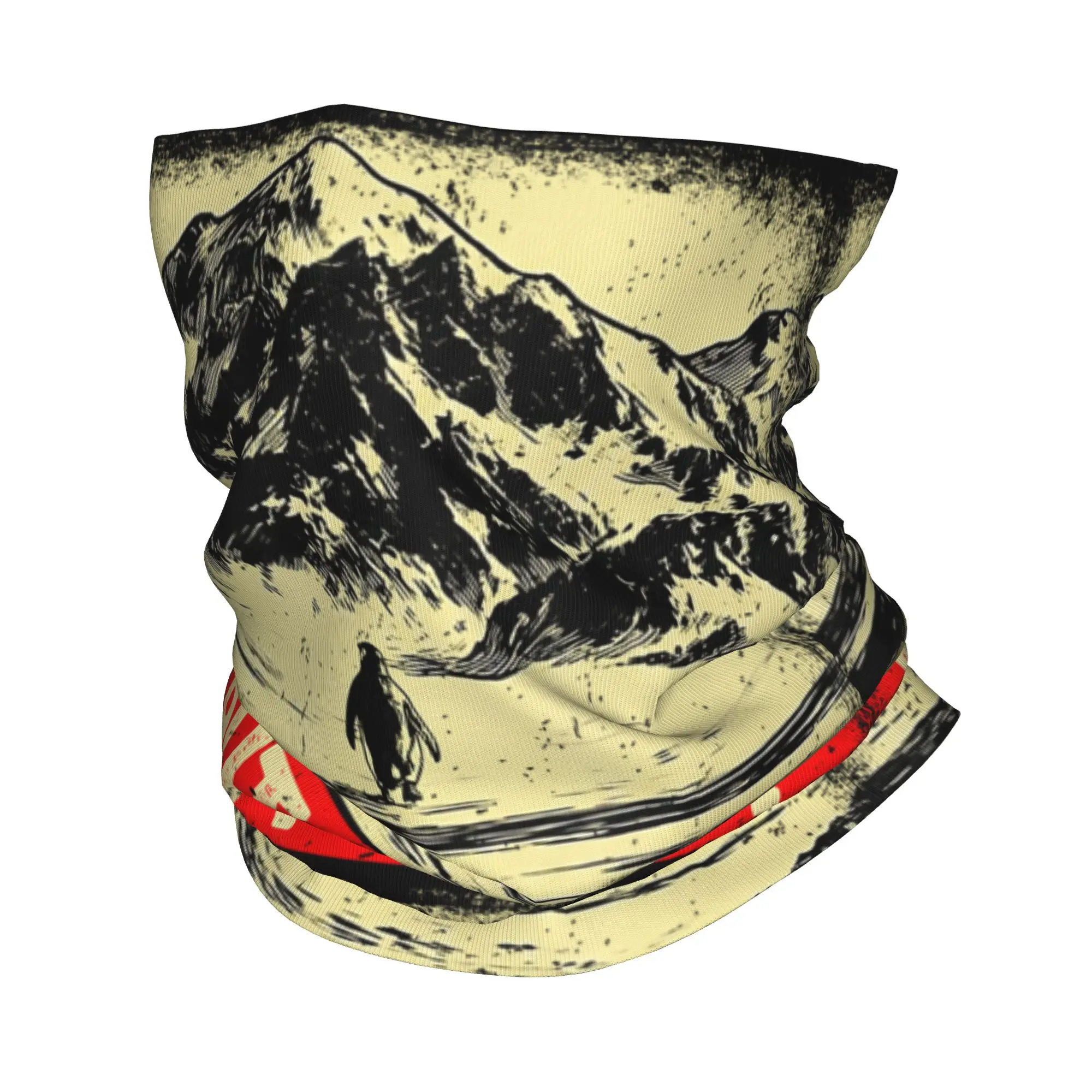 

Penguin But Why Meme Bandana Neck Cover Balaclavas Face Mask Scarf Print Heading for the Mountains Cycling Running Unisex Adult