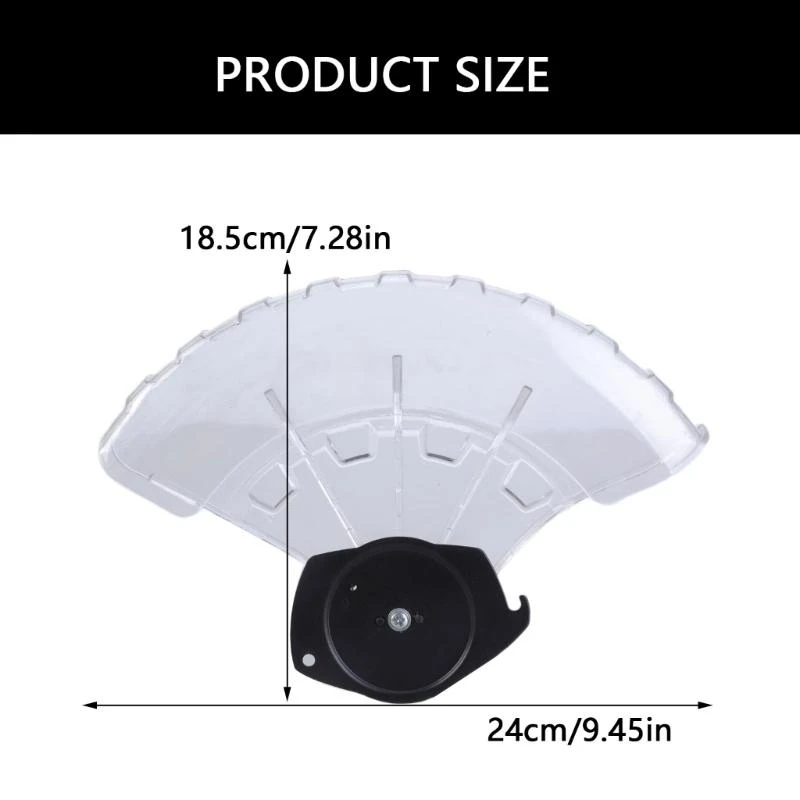 Lower Cutte Guard Replacements Chainsaw Protector For 10Inch Sliding Compound Chainsaw Ensuring Safety And Dusts Control M4YD