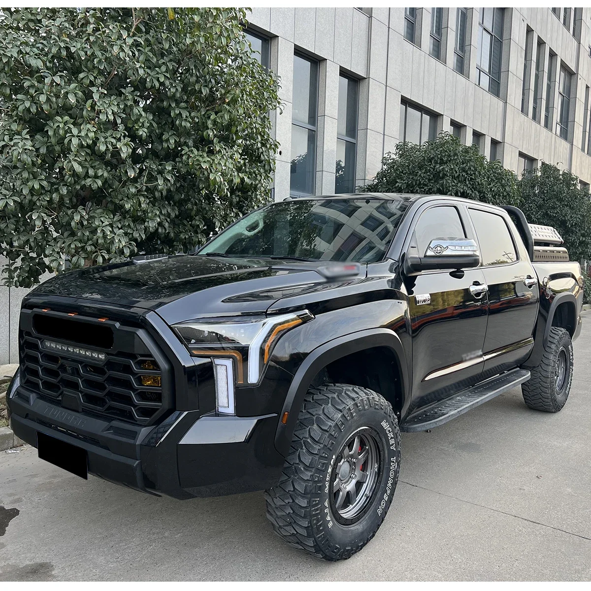 Modification Upgrade hood fender bumpers body kit for Toyota tundra 2014-2020 to 2023 TRD pro.