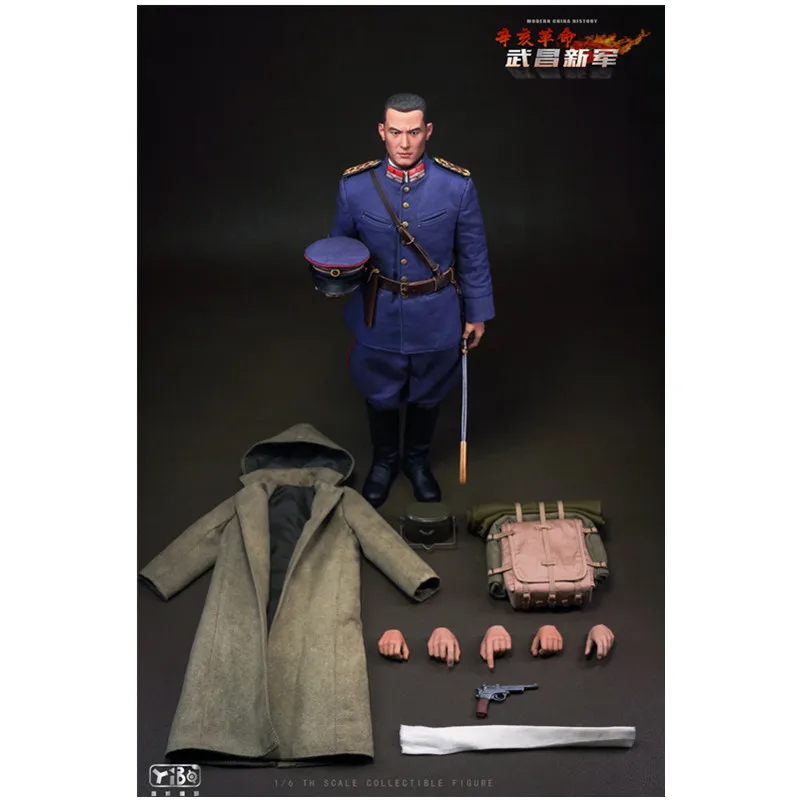 Yibo-Model Play YIBO-003, Revolução Xinhai Wuchang, Novo Exército Movable Dolls, Action Figure in Stock, 1:6