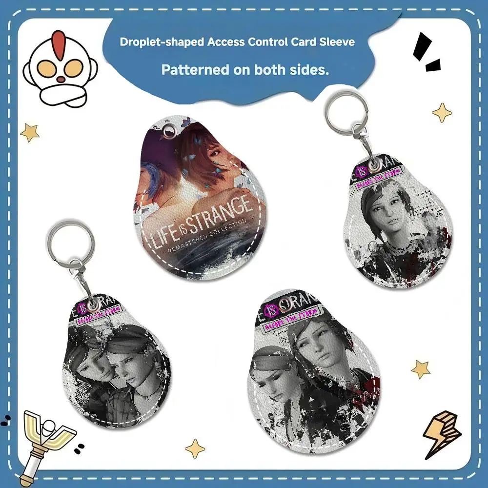 Life Is Strange 2 Game Movie Door Access Control Keychain Hotel Famliy Access Keys Protective Cover ID Card Tags Keyfob