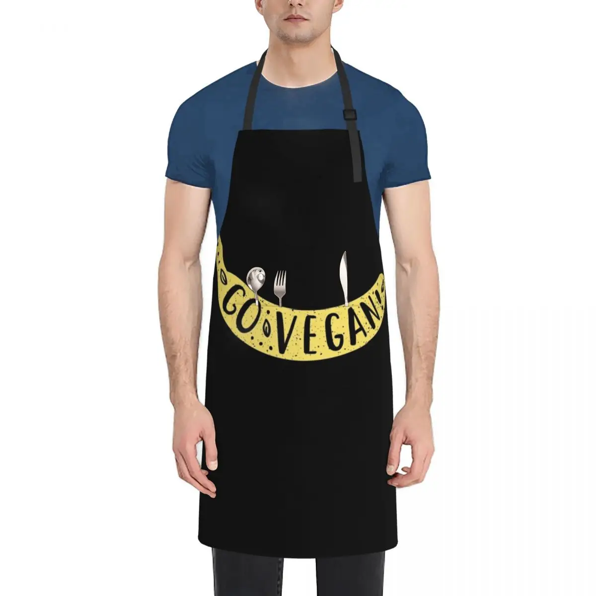 

Go vegan Apron Kitchens Accessories Kitchen New 2022 Year Camping Apron