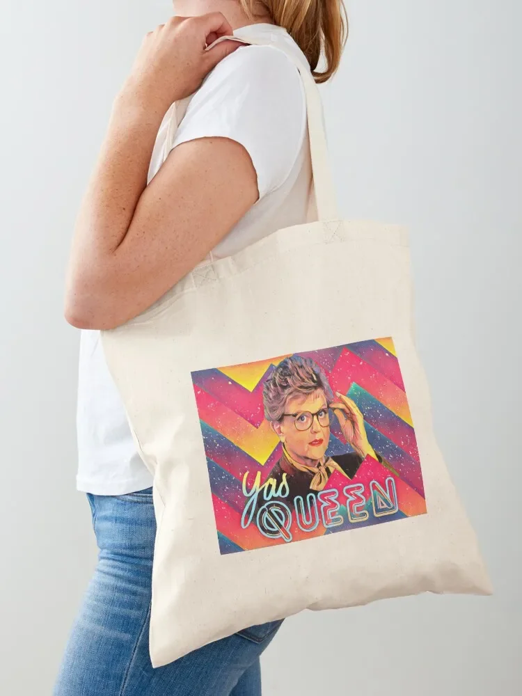 

Yas to the Queen Jessica Fletcher Tote Bag bag luxury women canvas bags shopping trolley bag hand