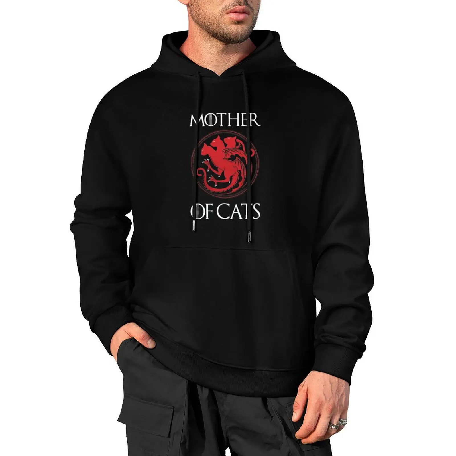 

Mother of Cats Pullover Hoodie hooded shirt mens clothes men's autumn clothes hoodie for men