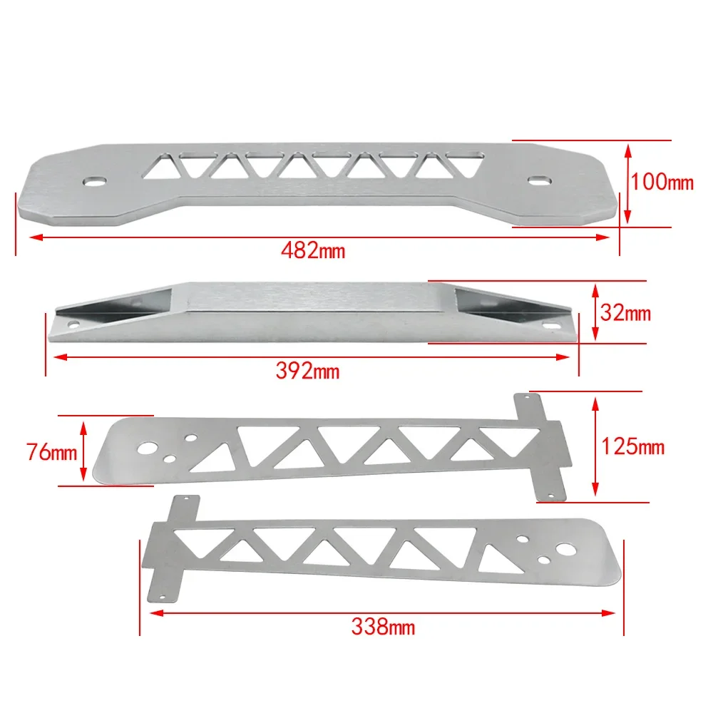 Aluminum REAR SUBFRAME BRACE TIE BAR LOWER CONTROL FAKE ARM COMPLETE KIT FOR HONDA CIVIC FG2 FD 06-11 Auto Parts & Accessories