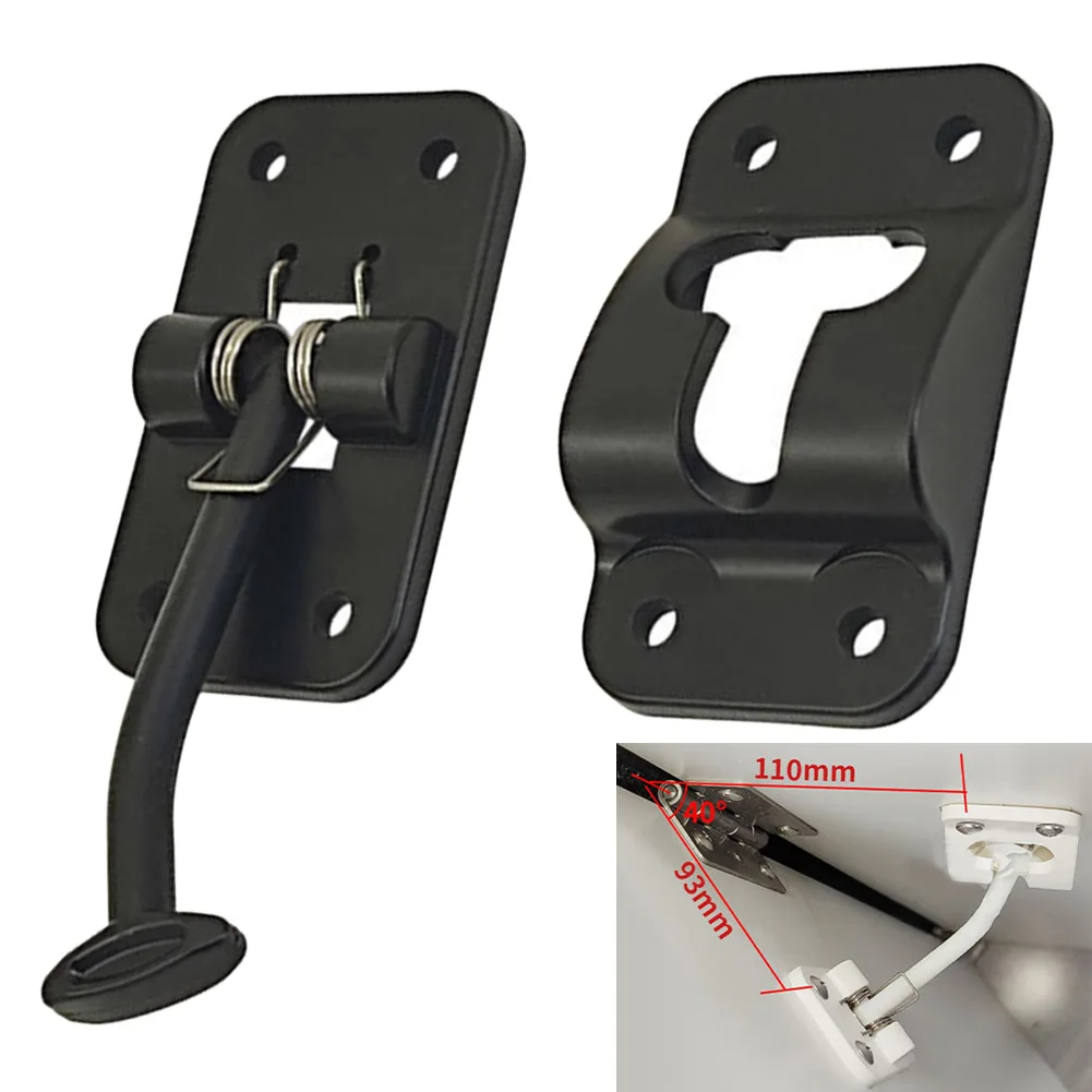 

Left Hand Door Latch Camper Door Latch Catch UV Stabilizers Easy To Install Functional Design For Securing Left-Hand Door