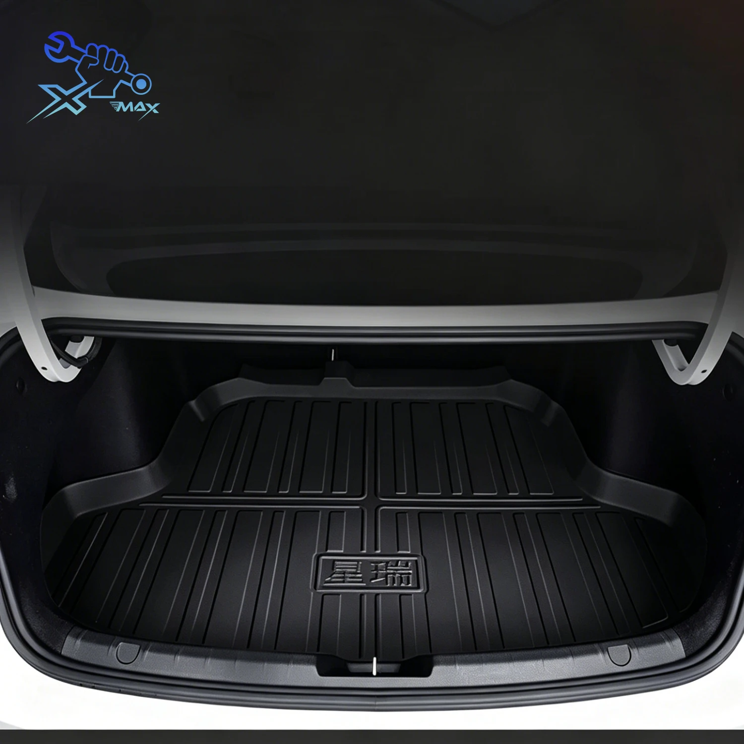 For Geely Preface 2020-2026 TPE Car Trunk Mat Custom Fit Trunk Liner All Season Cargo Mat Trunk Protection Mat Waterproof