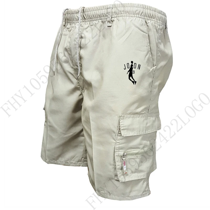

Men's Summer Camouflage Fitness Pants Loose Casual Tactical Shorts with Multiple Pockets Outdoor Jogging Military Style
