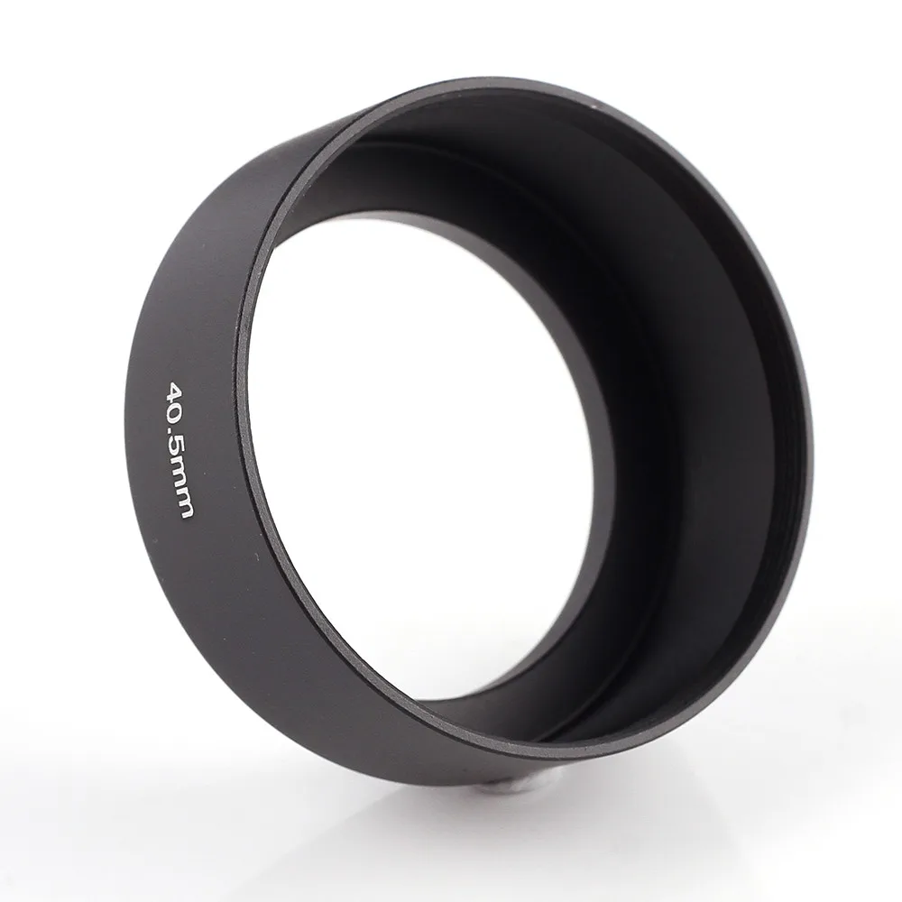 FOTGA  Metal Lens Hood Shade 40.5mm Filter Thread Standard Screw-in Mount Universal Visor for Canon Nikon Pentax Sony Olympus