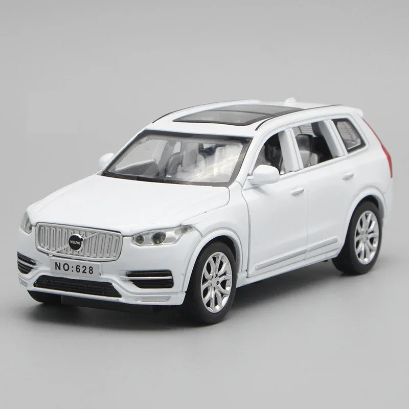 子供のための合金キャストモデルのおもちゃ,屋外,プルバック,車,子供のおもちゃ,ovo xc90 2019,e137,1:32