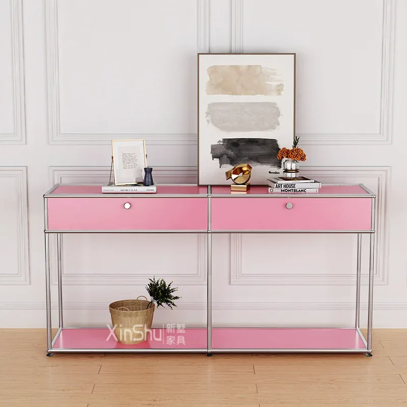 Medieval usm cabinet stainless steel trolley entrance simple file bookcase