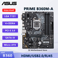 ASUS B360 Motherboard PRIME B360M-A LGA 1151 Support I7-8700 I5-8600K I3-8100 CPU DDR4 HDMI M.2 Micro ATX Office Mainboard