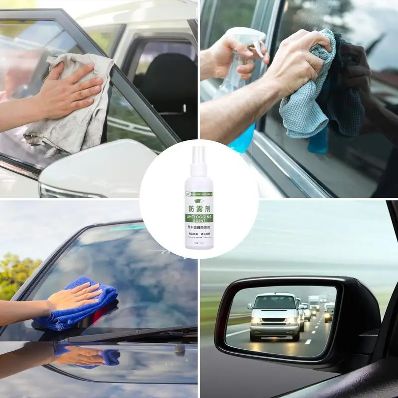 Car Glass Waterproof Coating Agent Creative 100ml Anti Fog Rain Repellents Coating Spray Windshield Mirror Mask car accessories