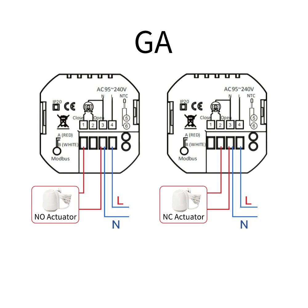 Intelligenter WLAN-Thermostat Temperaturregler für Wasser- und Elektro-Fußbodenheizung sowie Wasser-Gas-Boiler, Kompatibel mit Echo, Google Home und Tuya – Detail 14