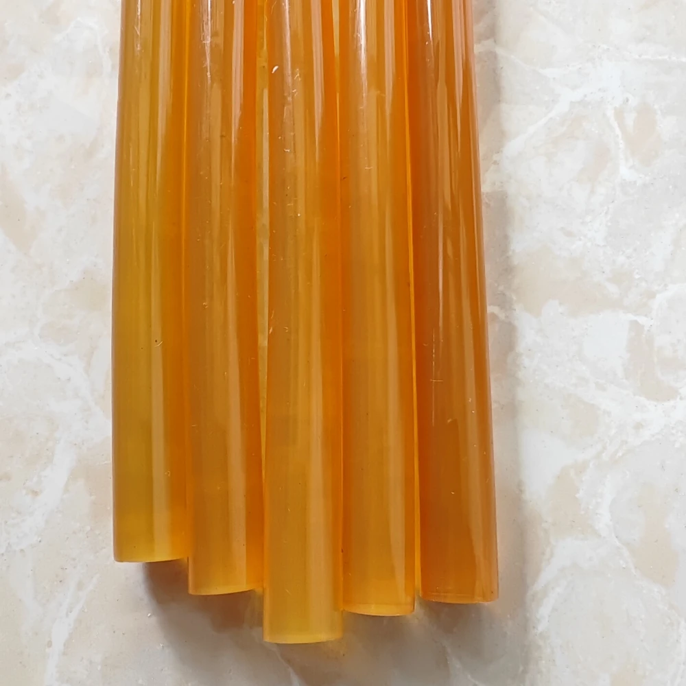 10Pcs Transparent Yellow Hot Melt Adhesive Stick High Viscosity Electric Gun Repair Power Tools DIY Food Grade Glue Strip 200mm