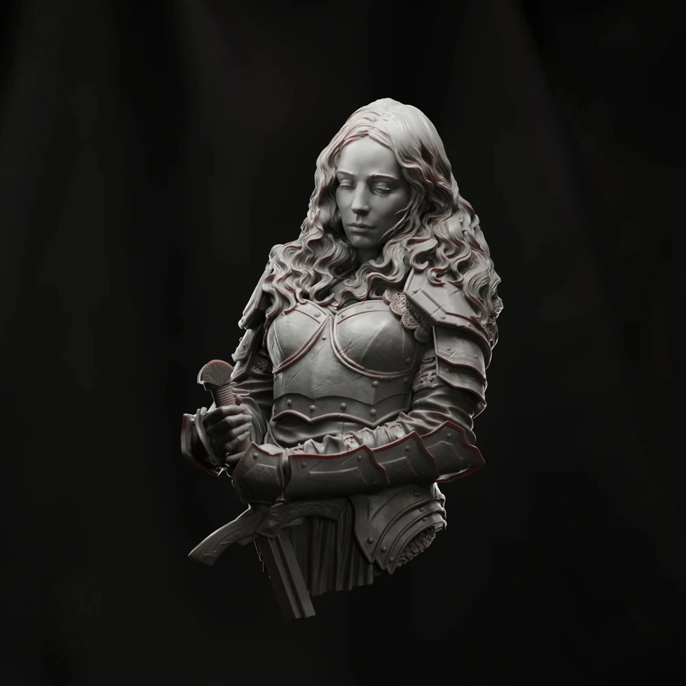 Resin Model figure Bust, 1/10 LAURA SHERIDAN: Total War, GK, Historical theme, Unassembled and unpainted kit