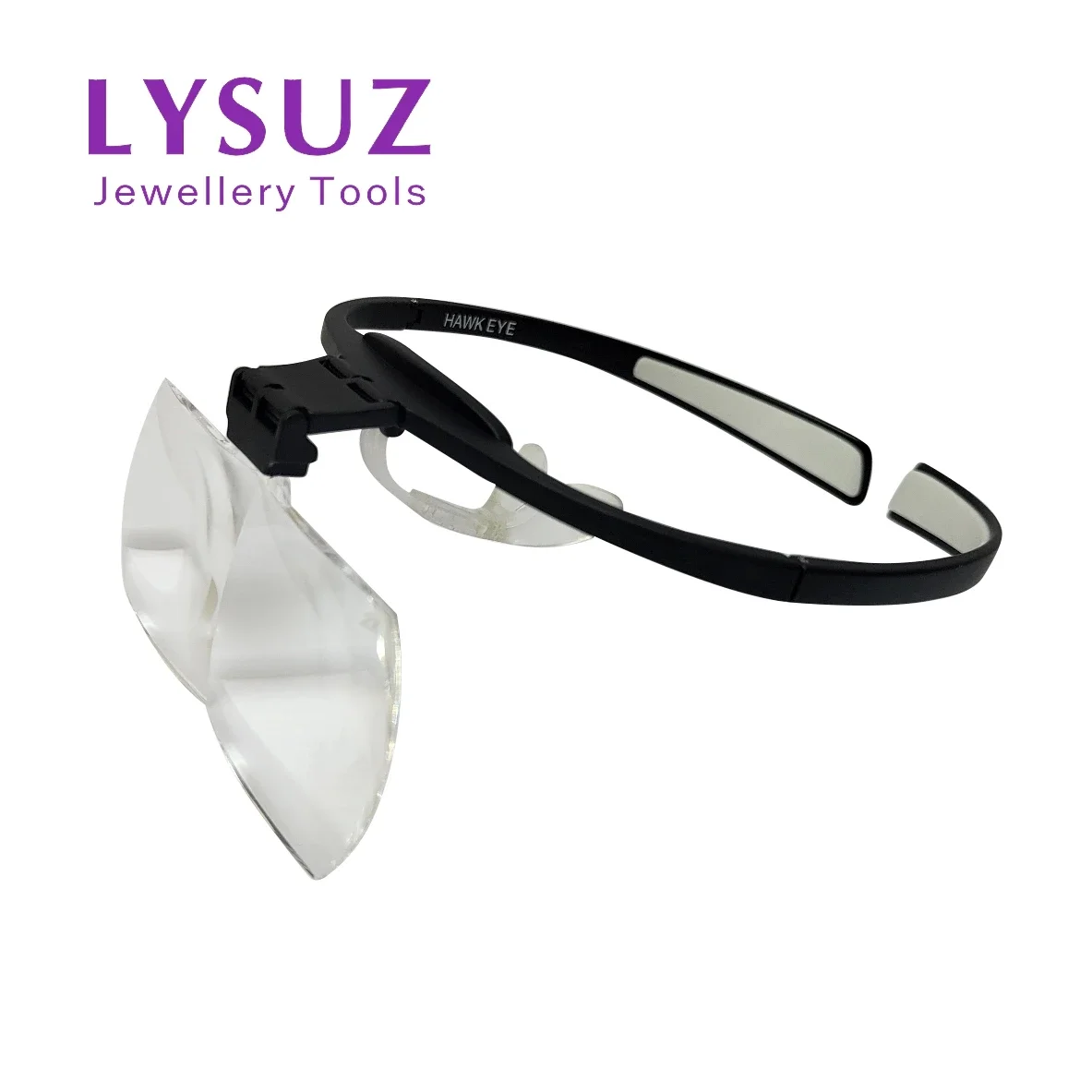 

AMC HAWKEYE Head Loupe 1.6X 2X Clear Arcylic Lens Lightweight Wide Vision Magnifier Jewelry Watch Electronic Repair Making Tool