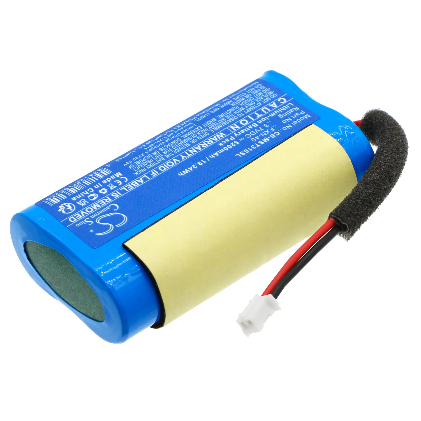 CS Replacement Battery For Monster SUPERSTAR,S310 FXN-40 5200mAh / 19.24Wh Speaker