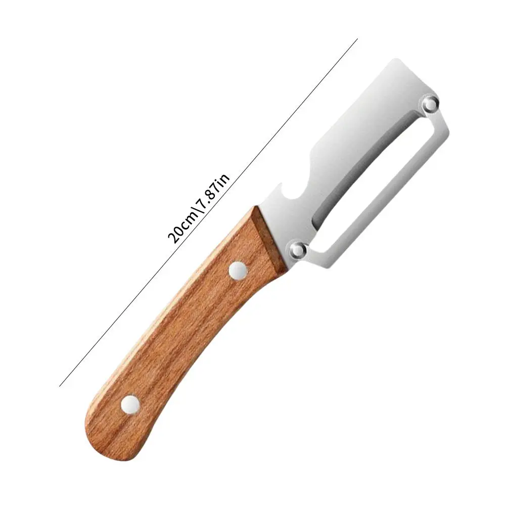 Gemüseschäler aus Holz – Ergonomisch, langlebig & multifunktional