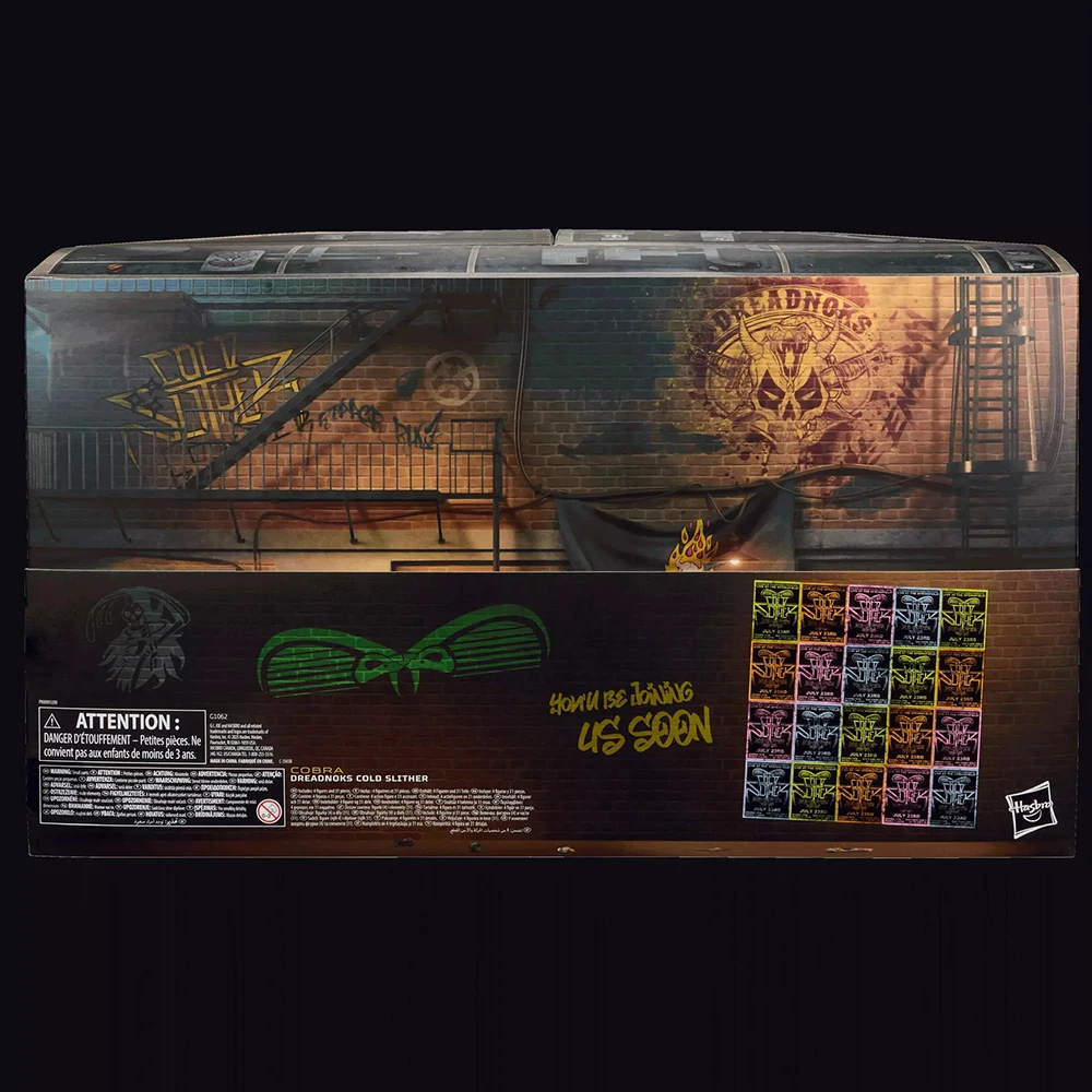 [มีสินค้าในสต็อก] ฮาสโบร จี.ไอ. โจ คลาสิฟายด์ ซีรีส์ # 163, เดรดน็อกส์ โคลด์ สลิเธอร์: ชุดฟิกเกอร์แอคชั่นที่ระลึกการทัวร์แบนด์ออฟไวเปอร์ส