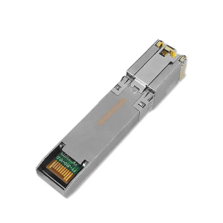 10G SFP+ Fiber 2.5G Copper SFP Modules Optical Turn To RJ45 Ethernet Port Switch Gigabit Transceiver Module