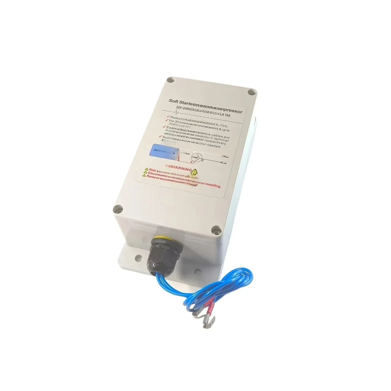 

RV Air Conditioning Soft Starter for RV 220V Two Wire Easy Installation Plug and Play
