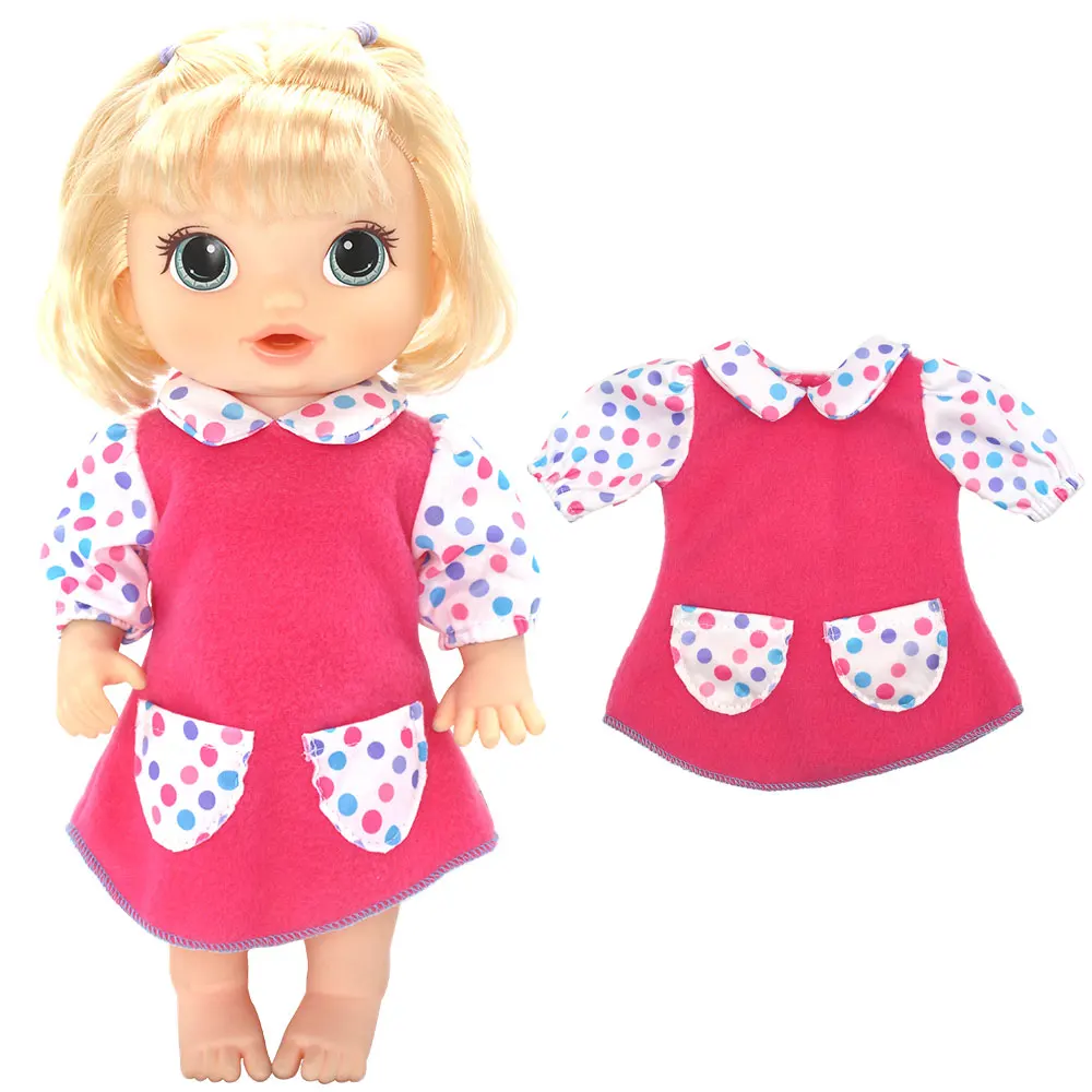 2024 NEW Doll clothes Fashion dresses for 12 Inch 30CM baby alive