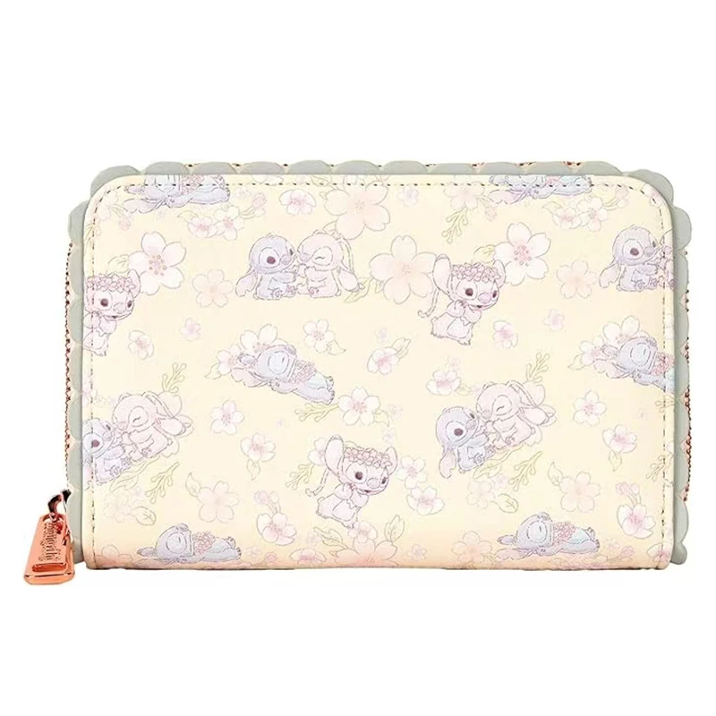 ラウンジフライ ステッチシリーズ エンジェルフィギュア ウォレット カードケース かわいいバッグ 漫画プリント アニメーション周辺機器 クリスマス バレンタインデー ギフト