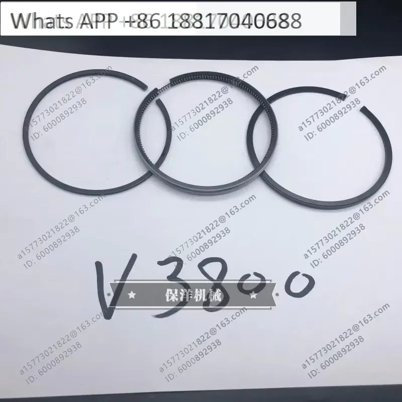 1PC for Shanhe Intelligent 90 Excavator M704 M954 Tractor V3800 Engine Piston Ring 1PC