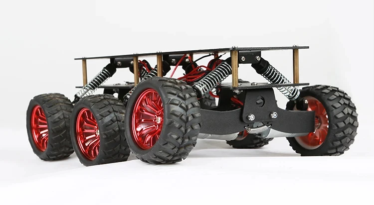 6WD Radio Fernbedienung Auto Suche Rettungsplattform Smart Chassis Off-Road Klettern für Arduino Raspberry Pi DIY Kit RC Crawler – Detail 7