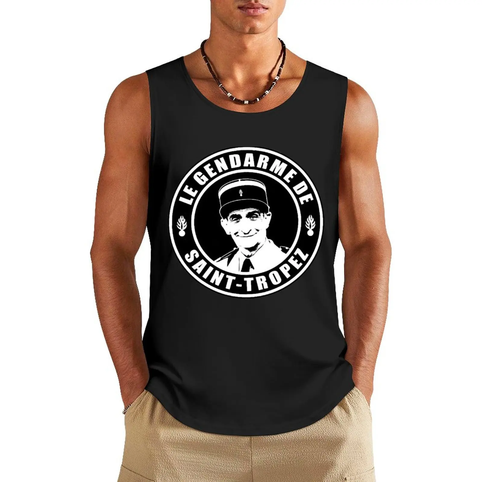 

Louis de Funes Tank Top sleeveless vests Vest