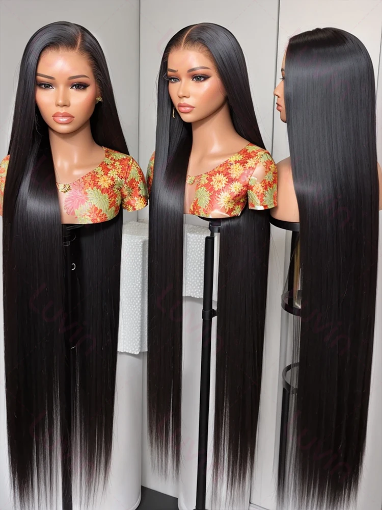 

Потрясающие парики из натуральных волос из Малайзии: 13x6 Bone Straight Lace Front и 30-дюймовые 13x4 Lace Frontal для женщин, с предварительно выщипанной линией роста волос