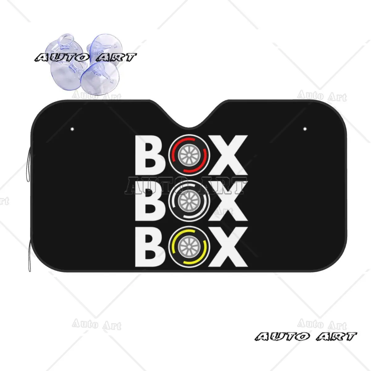 

Коробка Коробка F1 Состав для шин Белый текстовый дизайн Солнцезащитный козырек Лобовое стекло автомобиля Переднее лобовое стекло Солнцезащитный козырек Аксессуары Чехлы