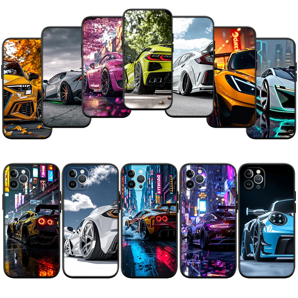 II68 Supercar Car Phone Case for Samsung Galaxy M06 M15 M16 M35 M55 M56 A36 A42 A50 A50S A51 A52 A32 A33