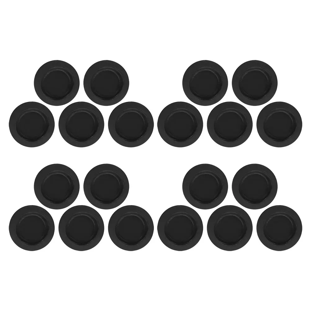 

20Pcs Rubber Piggy Bank Stoppers Round Bottom Covers for Money Jar Replacement Plug Caps Secure Seal Closure 25Mm Inner Diameter