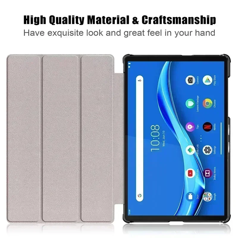 For Lenovo Tab M10 HD Gen 2 TB-X306F X306X Case PU Leather Shockproof Magnetic Shell Smart Tab M10 2nd Generation Tablet Cover