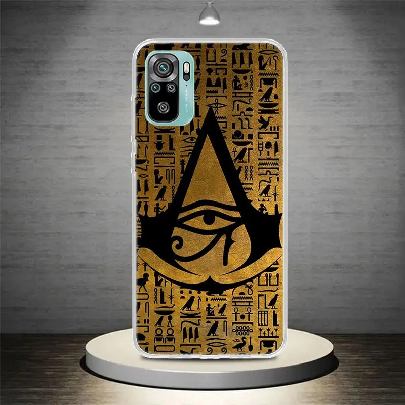 Sacred Eye of Horus Egypt Fresco Phone Case Coque For Xiaomi Redmi Note 13 12S 12 11 11S 11T 11E 10 Pro Plus 10S 9 9S 9T 8 8T Gl