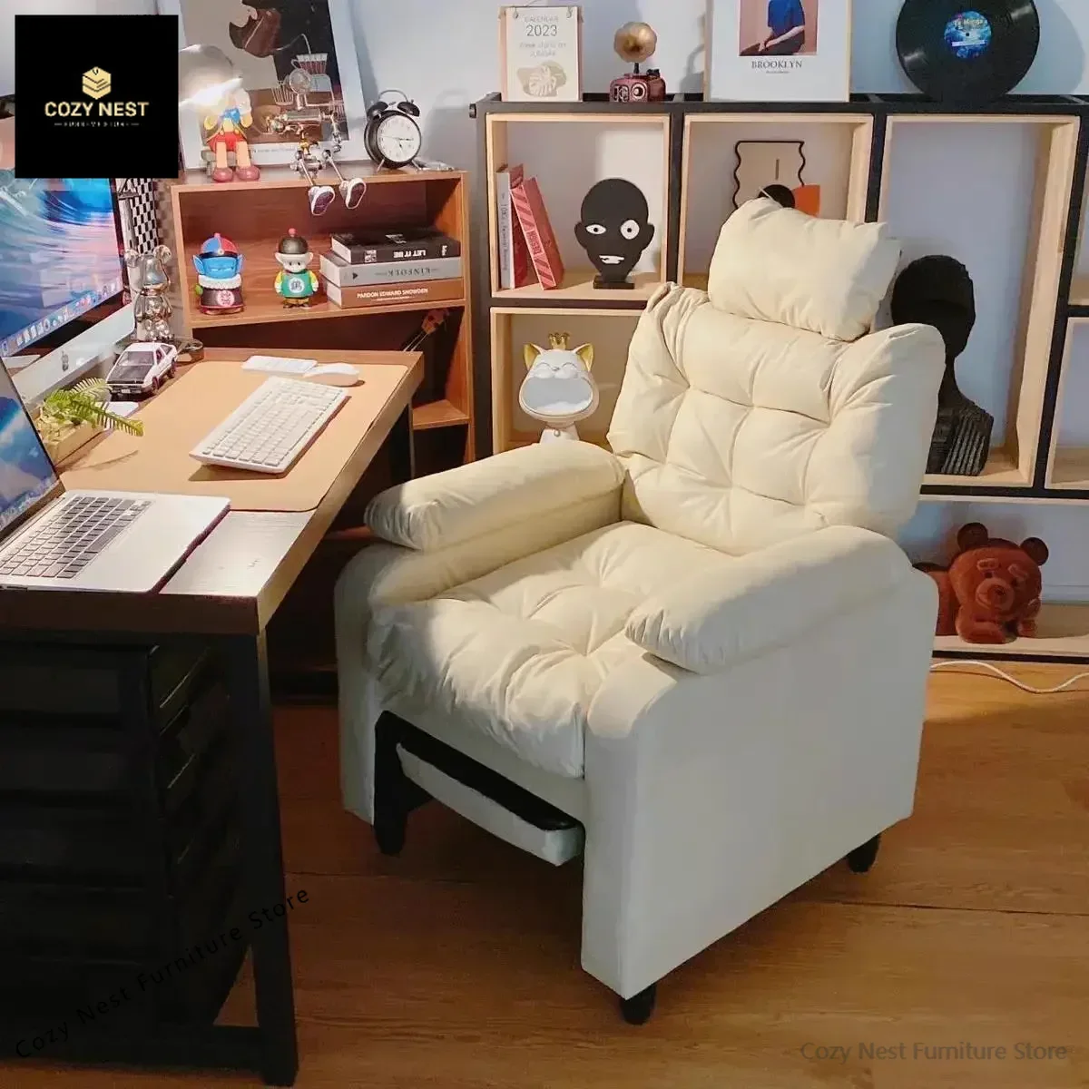 Computer chair comfortable sedentary Internet cafe sofa chair bedroom study office back chair dormitory college student e-sports