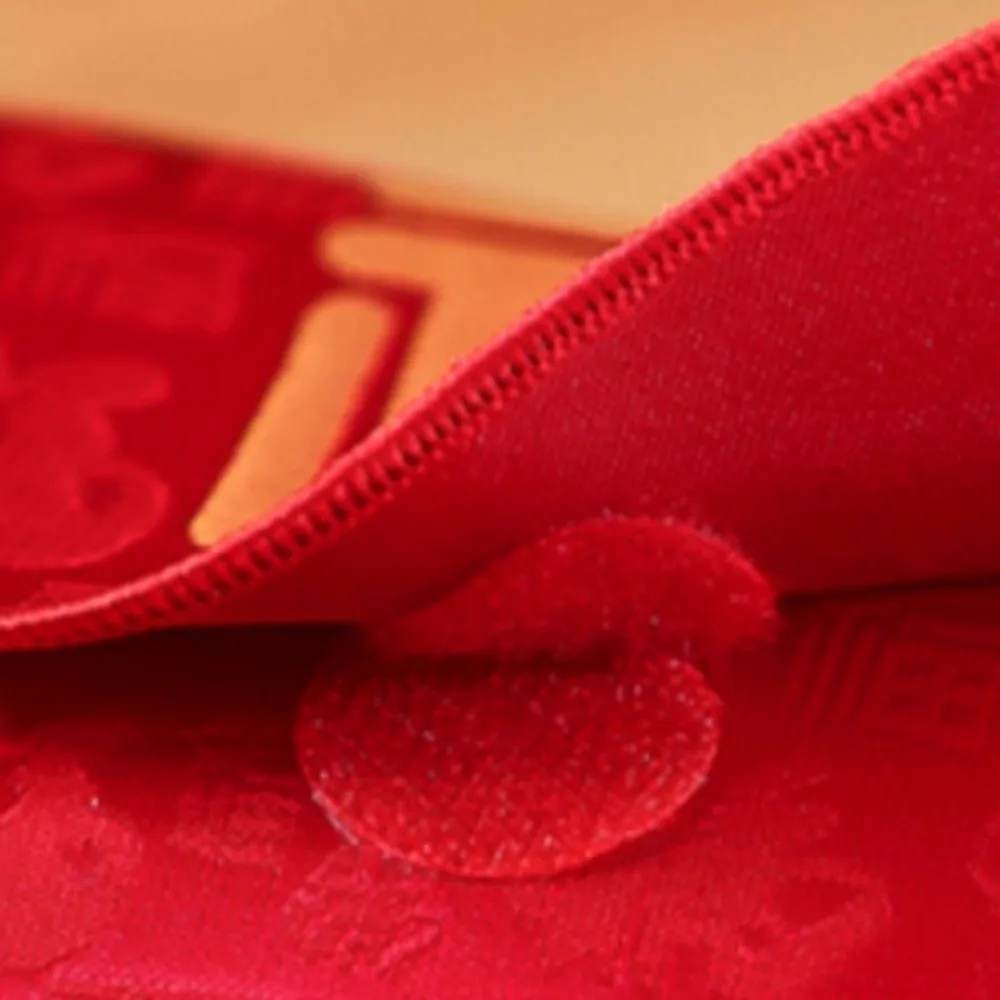 Благословляющие слова парча красный конверт лучшие пожелания вышивка персонаж Фу Хунбао пуговица счастливая свадьба красные карманы