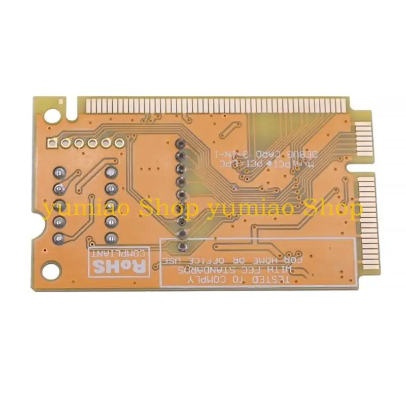 587B Computer Diagnostic Card Debug Card, PCI PCIE LPC Tester Improve Repair Efficiency for Laptop Motherboards