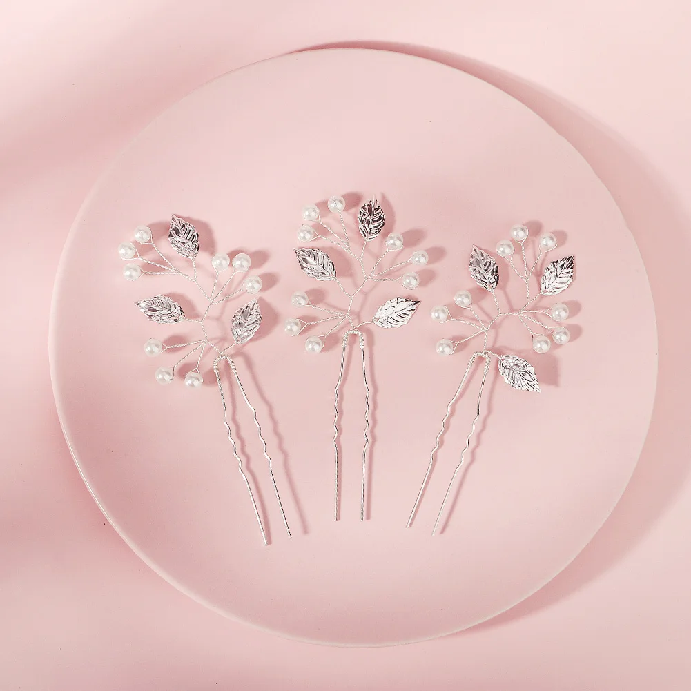 Blumen Perlen Perlen Haarstab Kristall Haar Braut Haarnadeln Zubehör Haarnadeln Perlen Haarschmuck Strass Haarnadeln – Detail 12