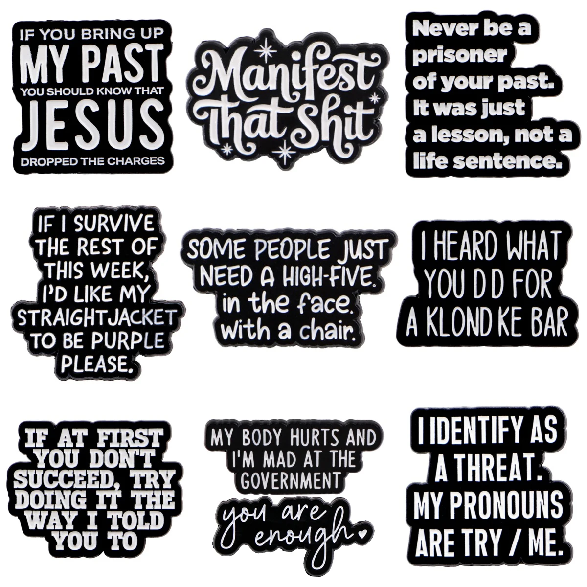 Women Accessories Quotes - Humoristische Quotes Broches Voor Vrouwen Grappige