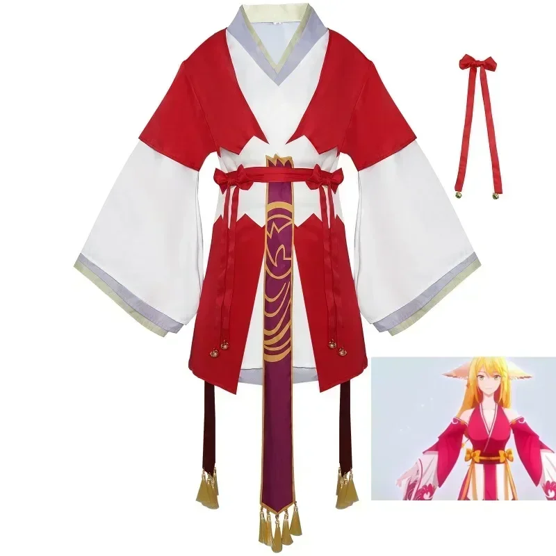 Jogerli Fox Spirit Matchmaker Tu Shan Red Anime Cos Costume Cosplay Costumes Halloween Women Role play Clothing