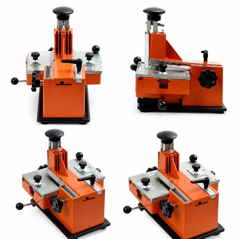 Semi-automatic Nameplate Marking Machine Stainless Steel Sign Marking Machine Aluminum Labeling Coding Numbers Letters