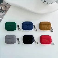 Soft Suede Leather Cases For Airpods Pro 2 Luxury Artificial Leather All Inclusive Cases For Airpods 3 2 1 Cases Wireless Charge