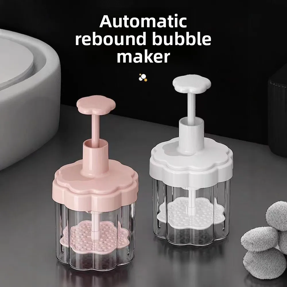 Automatic Spring-Back Foaming Pump Bottle for Face Wash Shampoo,High-Value Durable Foamer Dispenser with Stable PressEasy to Use