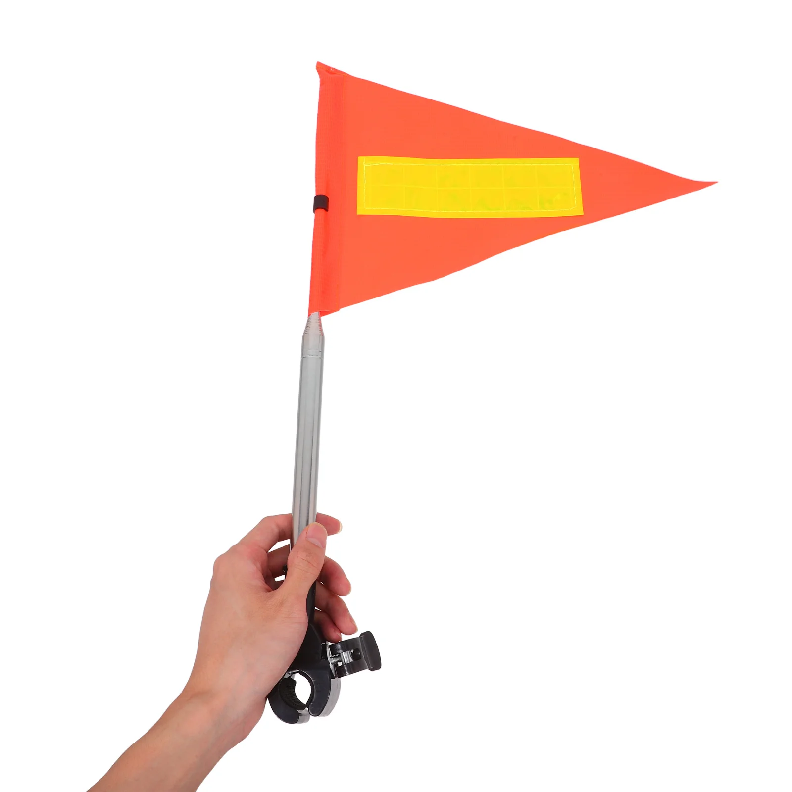 

Golf Cart Reflective Triangle Telescopic Flag for Wheelchairs Bicycles Mobility Scooter Golf Cart Flag Pole