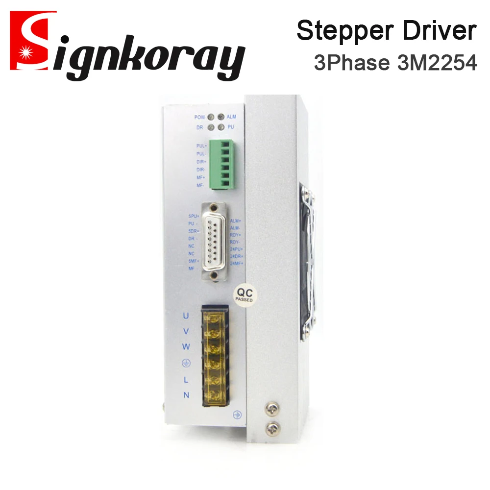 SignkoRay 3-фазный драйвер шагового двигателя 3M2254 Входное напряжение 50-270 В переменного тока соответствует с последовательным шаговым двигателем 86 110 для гравировки с ЧПУ