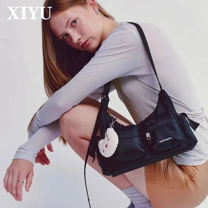 

XIYU Genuine Leather Ladies Saddle Bag New Style Fashionable Versatile Shoulder Bag Messenger Bag Party Multifunctional Bag