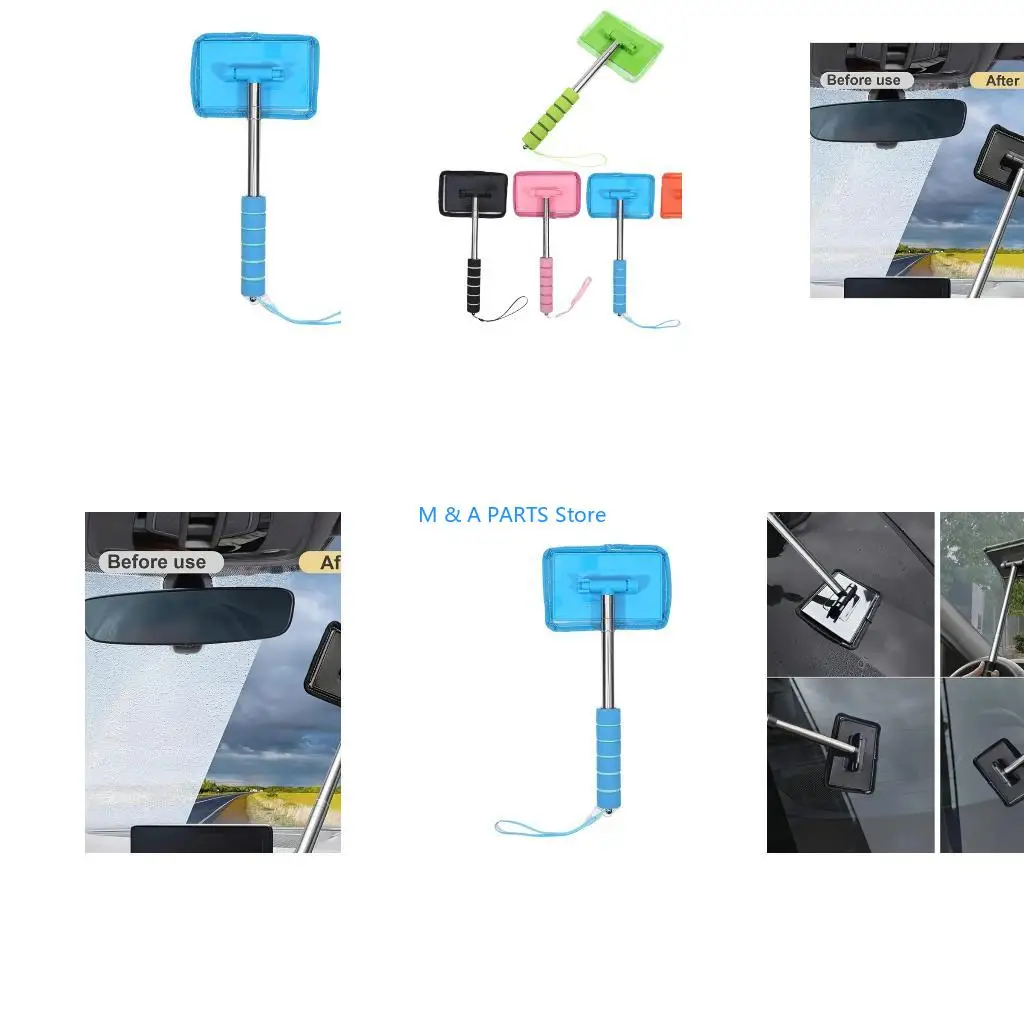 U1JF Automotive Windshield Cleaner With Adjustable Length Stainless Wiper Tool